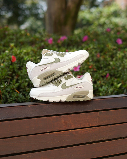 Nike air max blanca verde