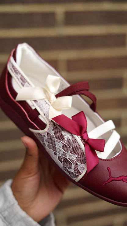 Puma speed cat ballet lace vinotinto