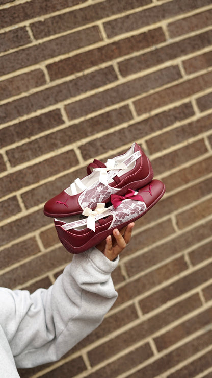 Puma speed cat ballet lace vinotinto