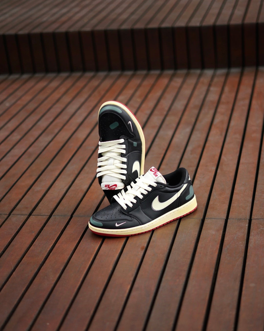 Nike Air Jordan 1 Negra Verde