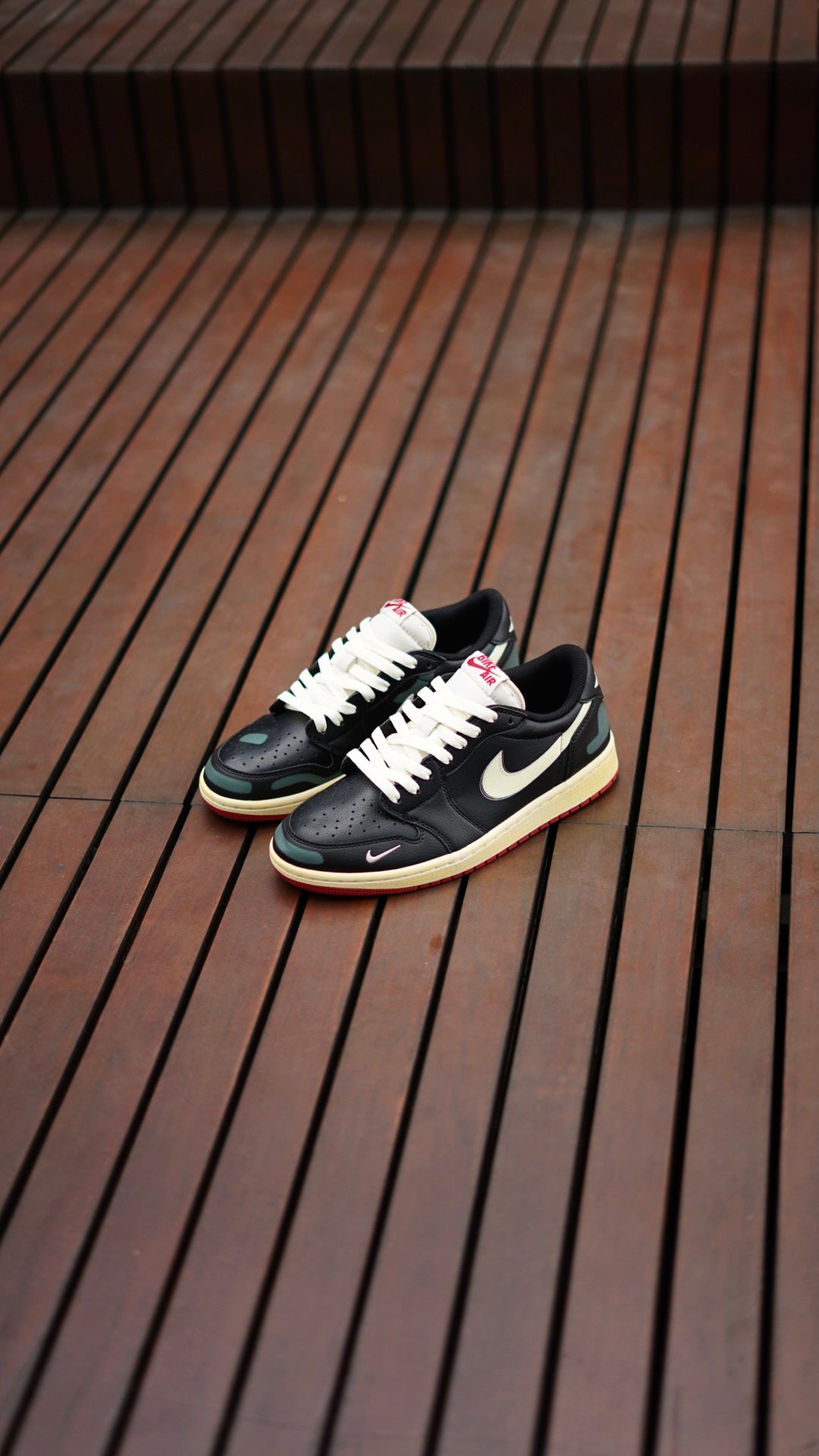 Nike Air Jordan 1 Negra Verde