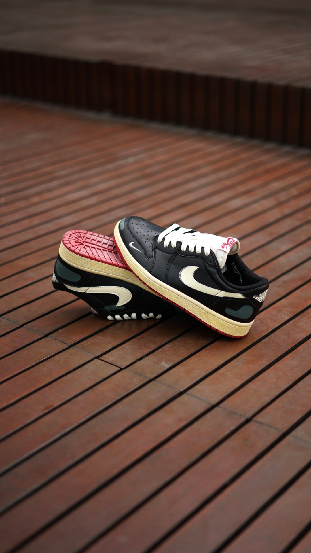 Nike Air Jordan 1 Negra Verde