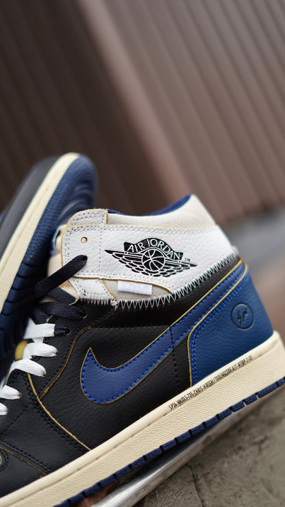 Jordan R1 Fragment union azul