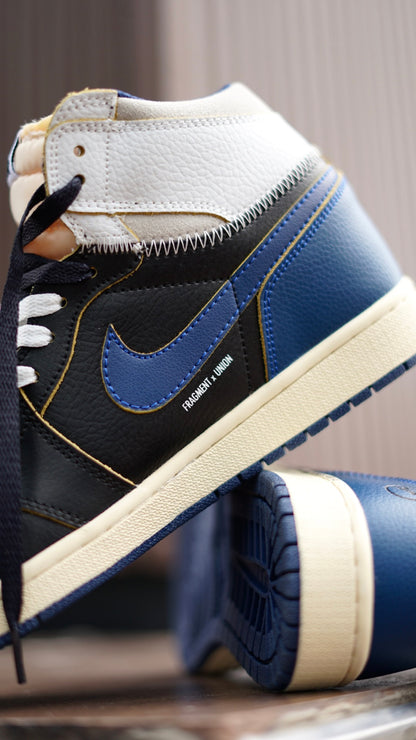 Jordan R1 Fragment union azul