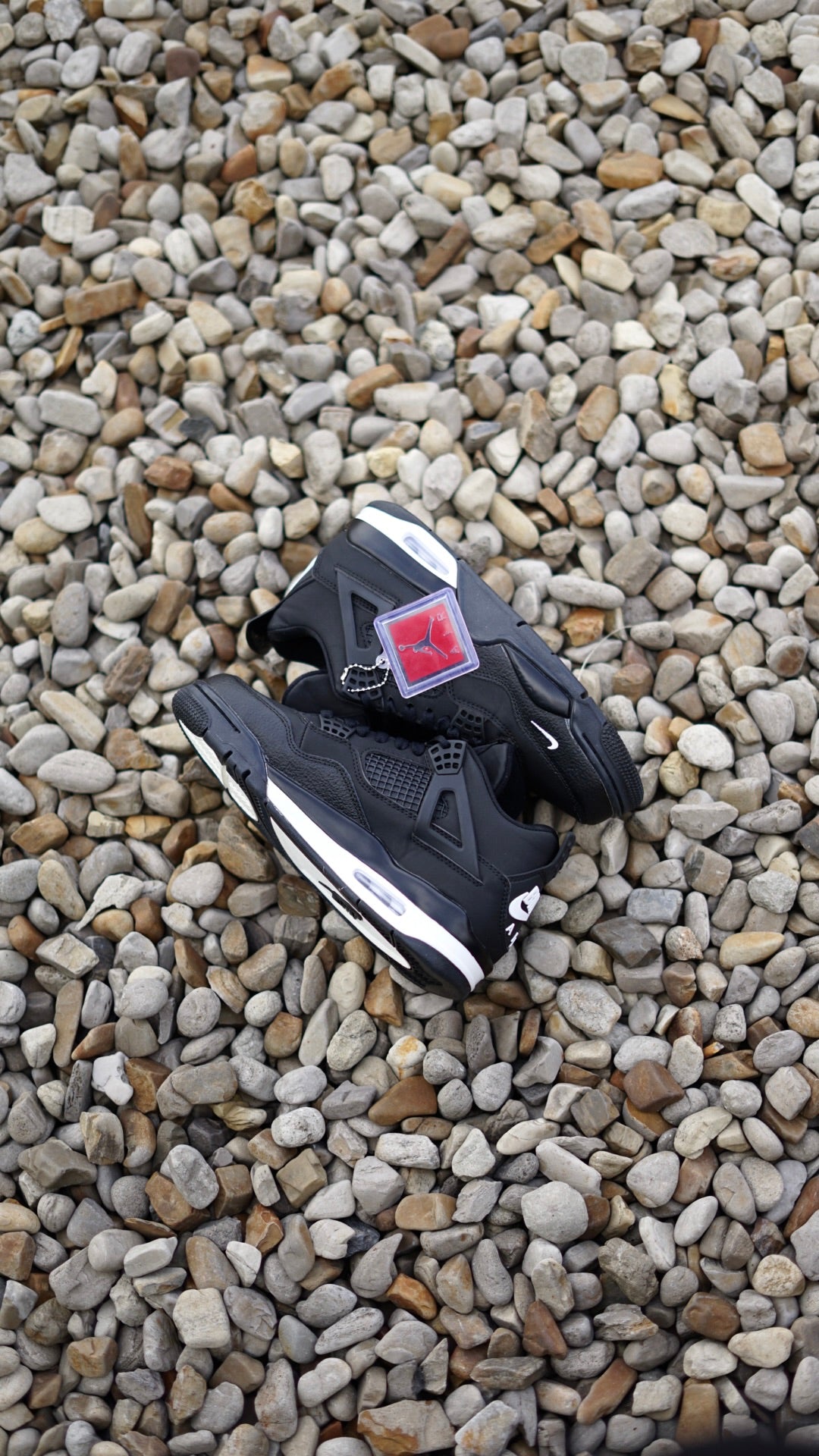 Air Jordan Retro 4 bike negra