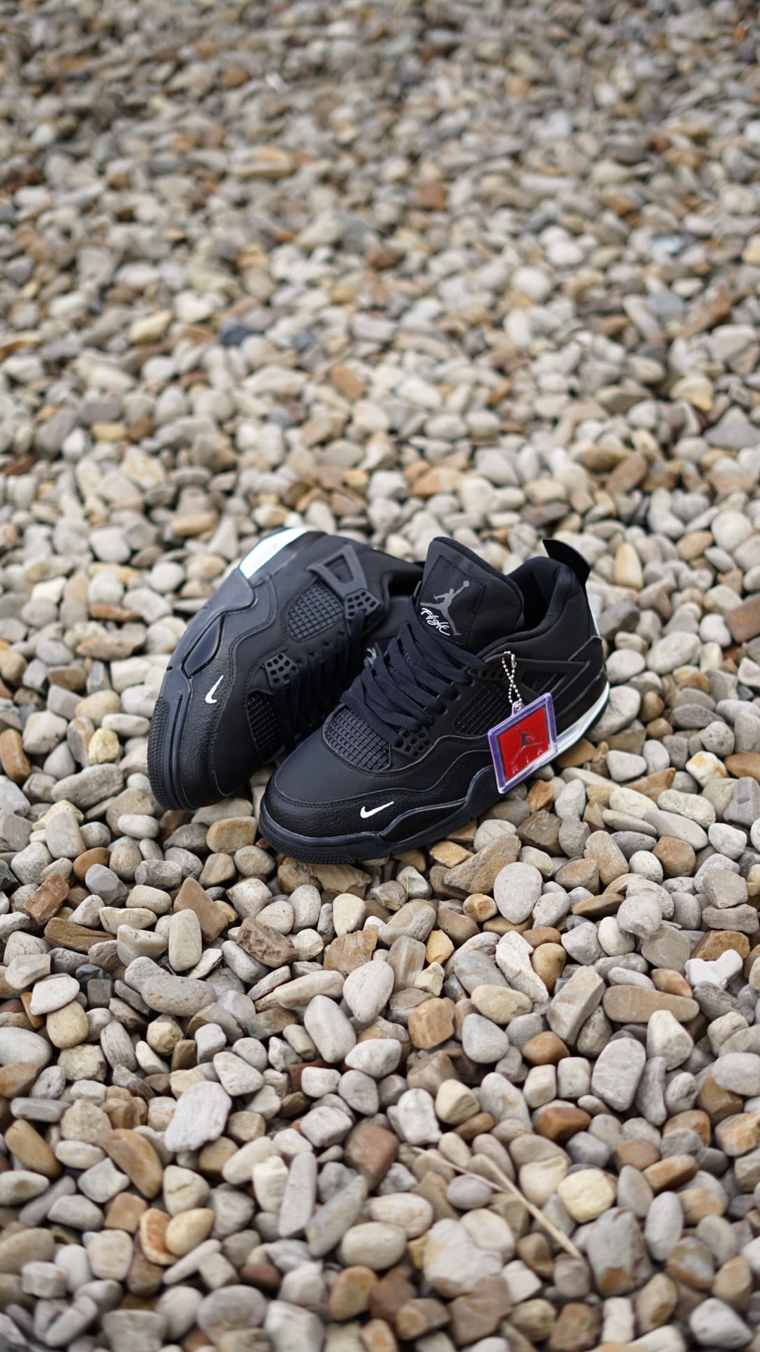 Air Jordan Retro 4 bike negra