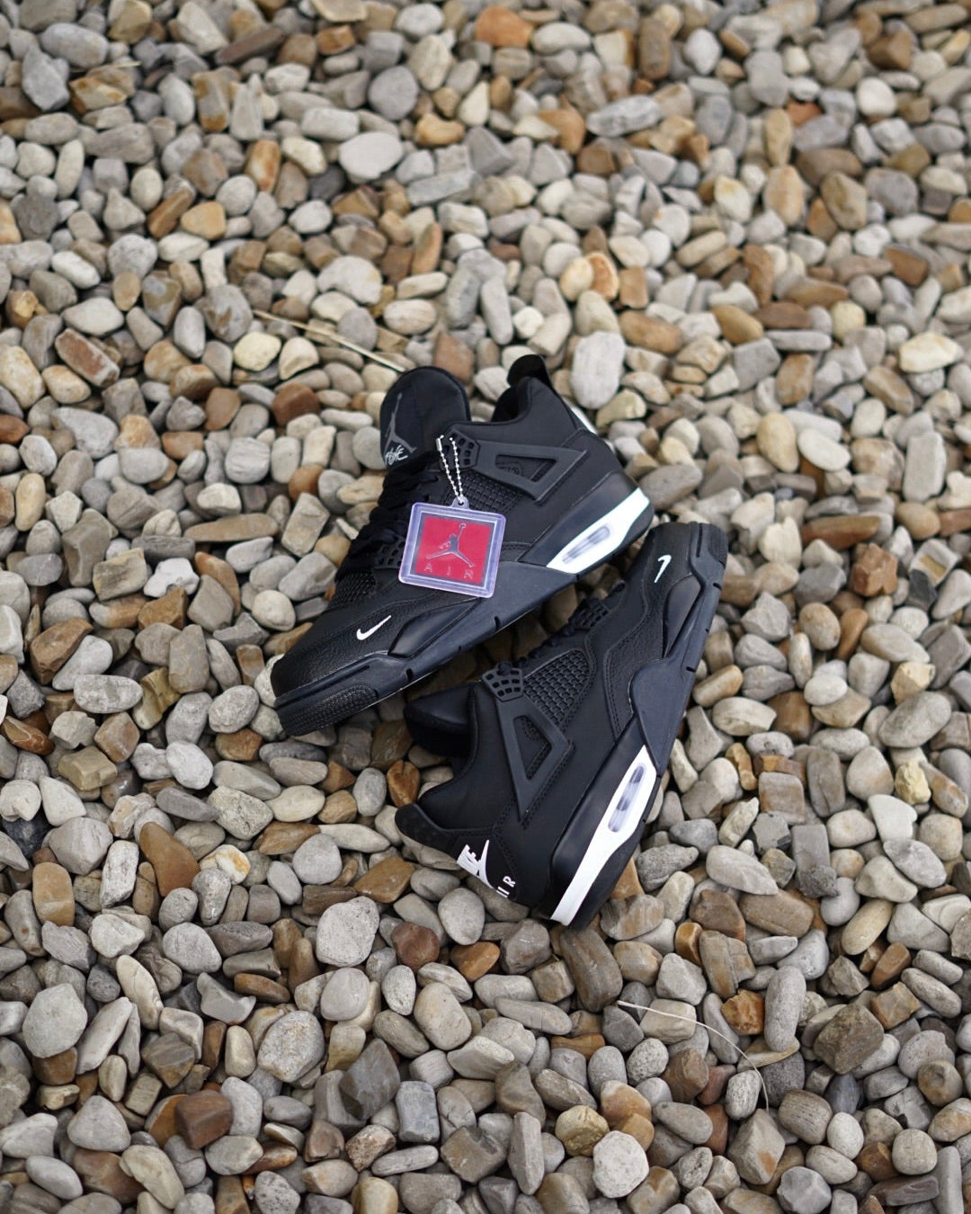 Air Jordan Retro 4 bike negra