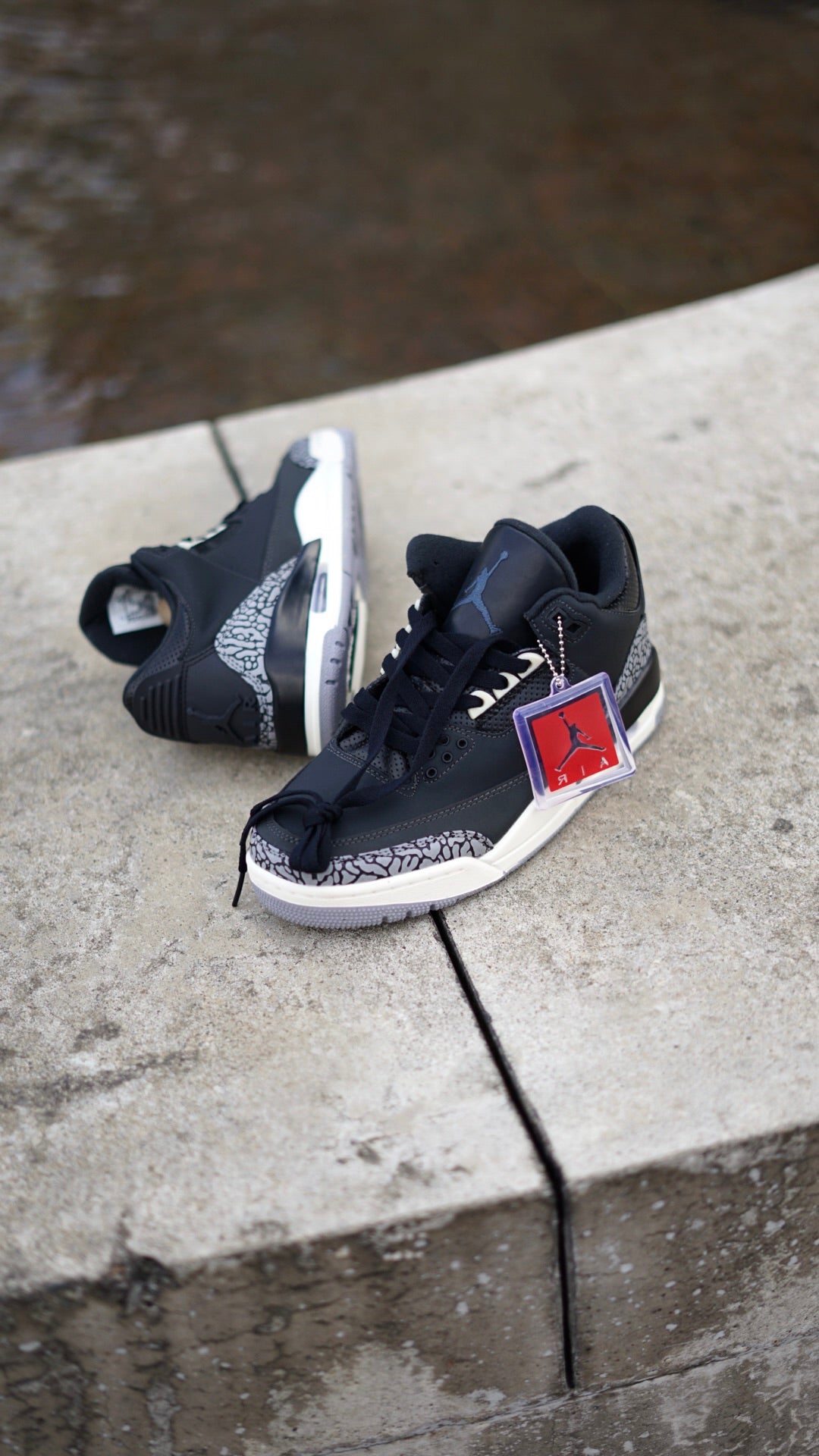 Air Jordan Retro 3 negra