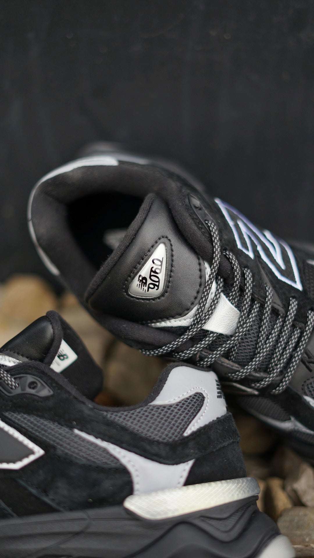 New balance 9060 negra con gris