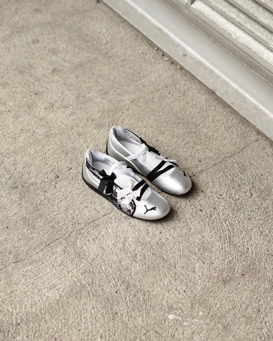 Puma speed cat ballet plateada