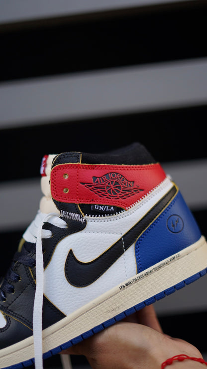Air Jordan Retro 1 Fragment Union Azul Roja