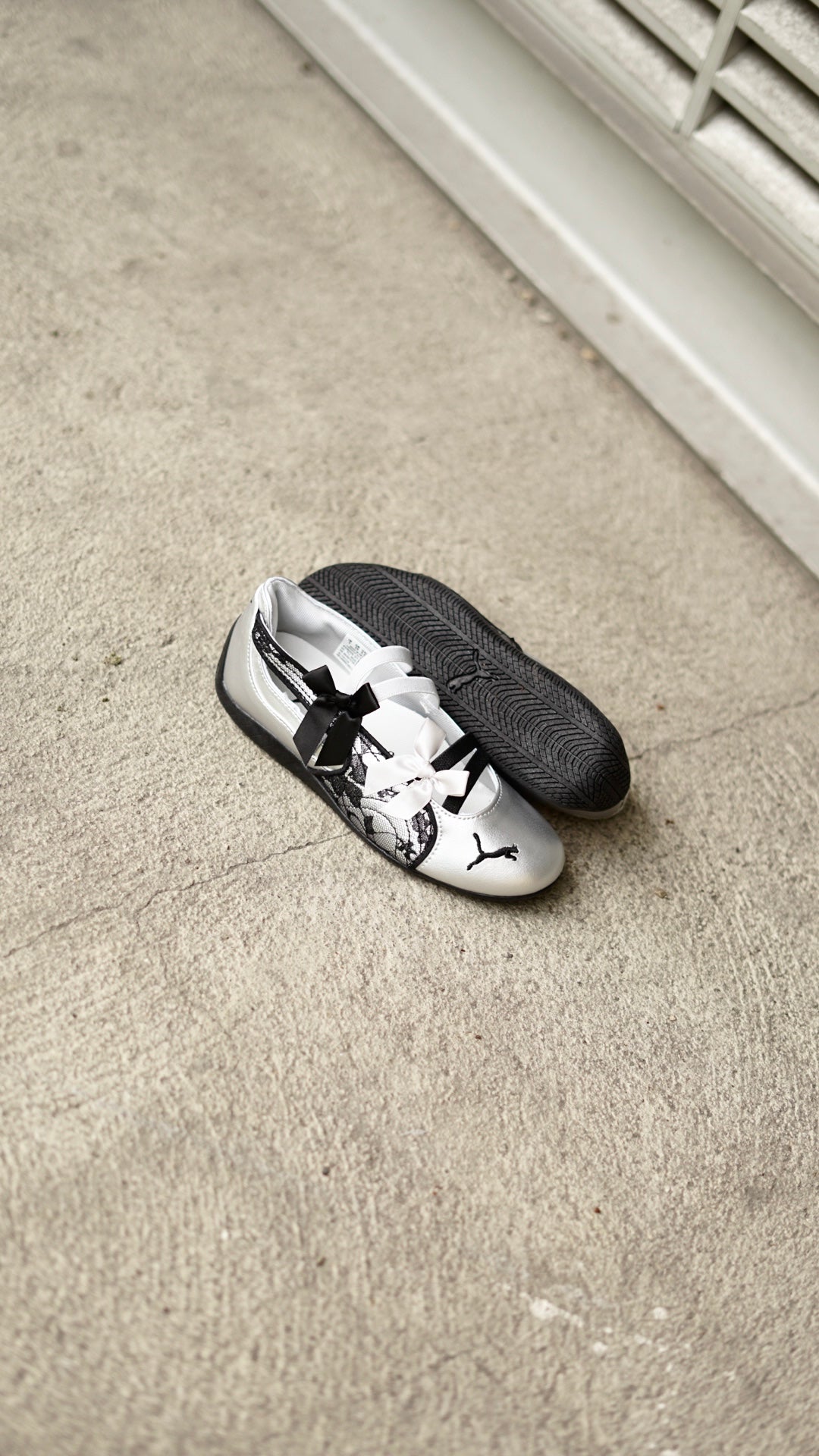 Puma speed cat ballet plateada