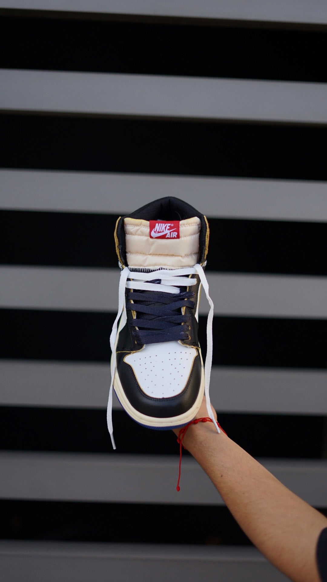 Air Jordan Retro 1 Fragment Union Azul Roja