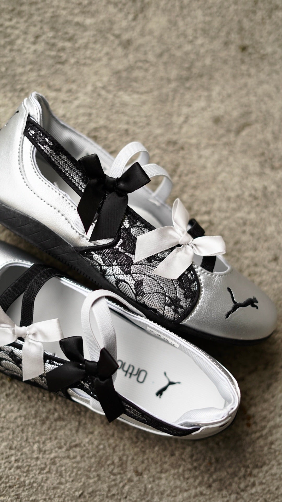 Puma speed cat ballet plateada
