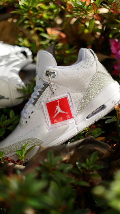Air Jordan Retro 3 Blanca Gris
