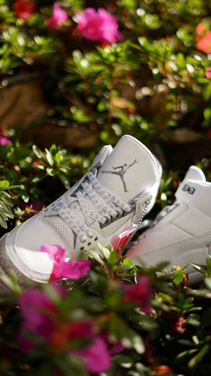 Air Jordan Retro 3 Blanca Gris