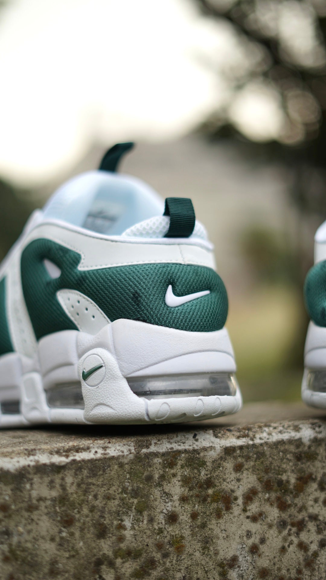 Nike Uptempo blanca verde