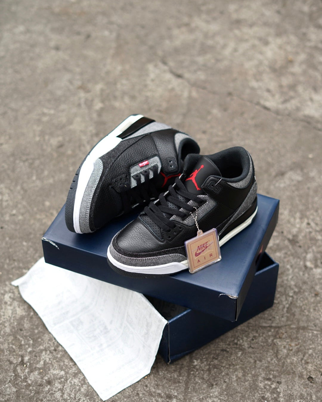 Air Jordan Retro 3 Levis Negra G5