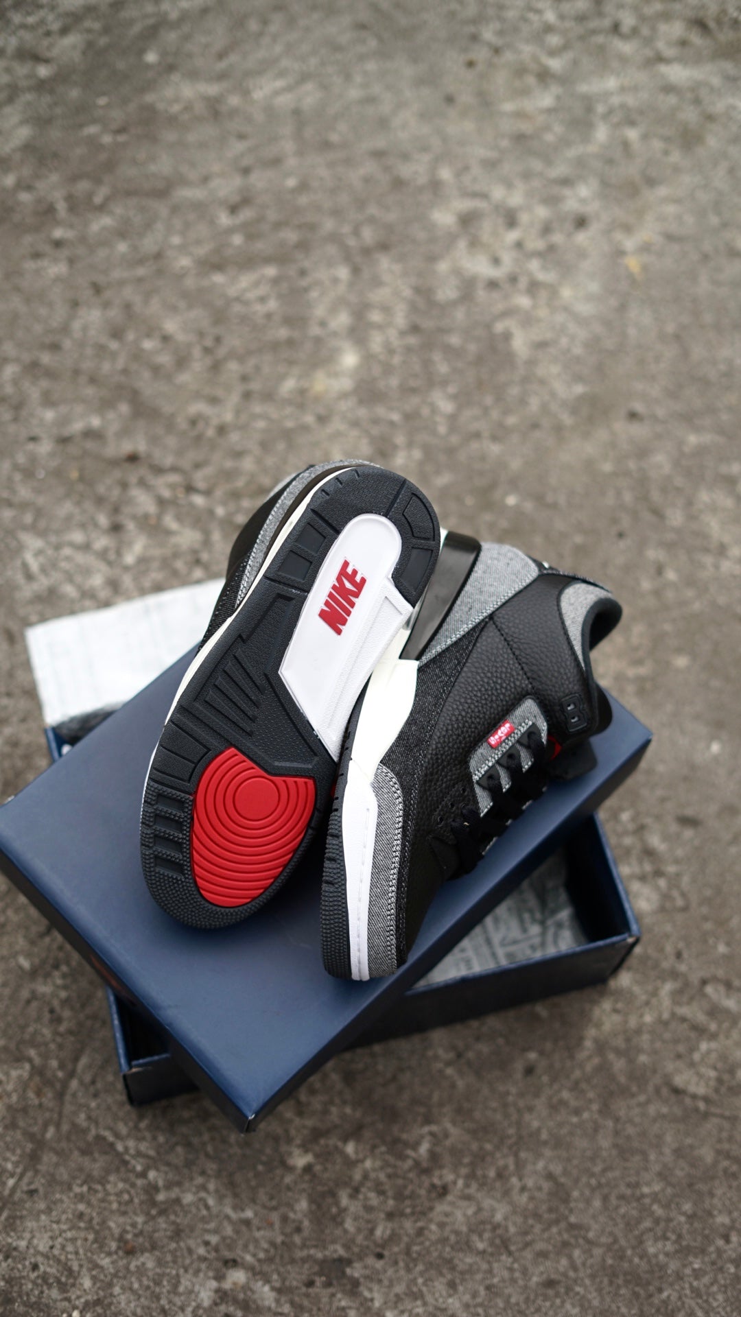Air Jordan Retro 3 Levis Negra G5