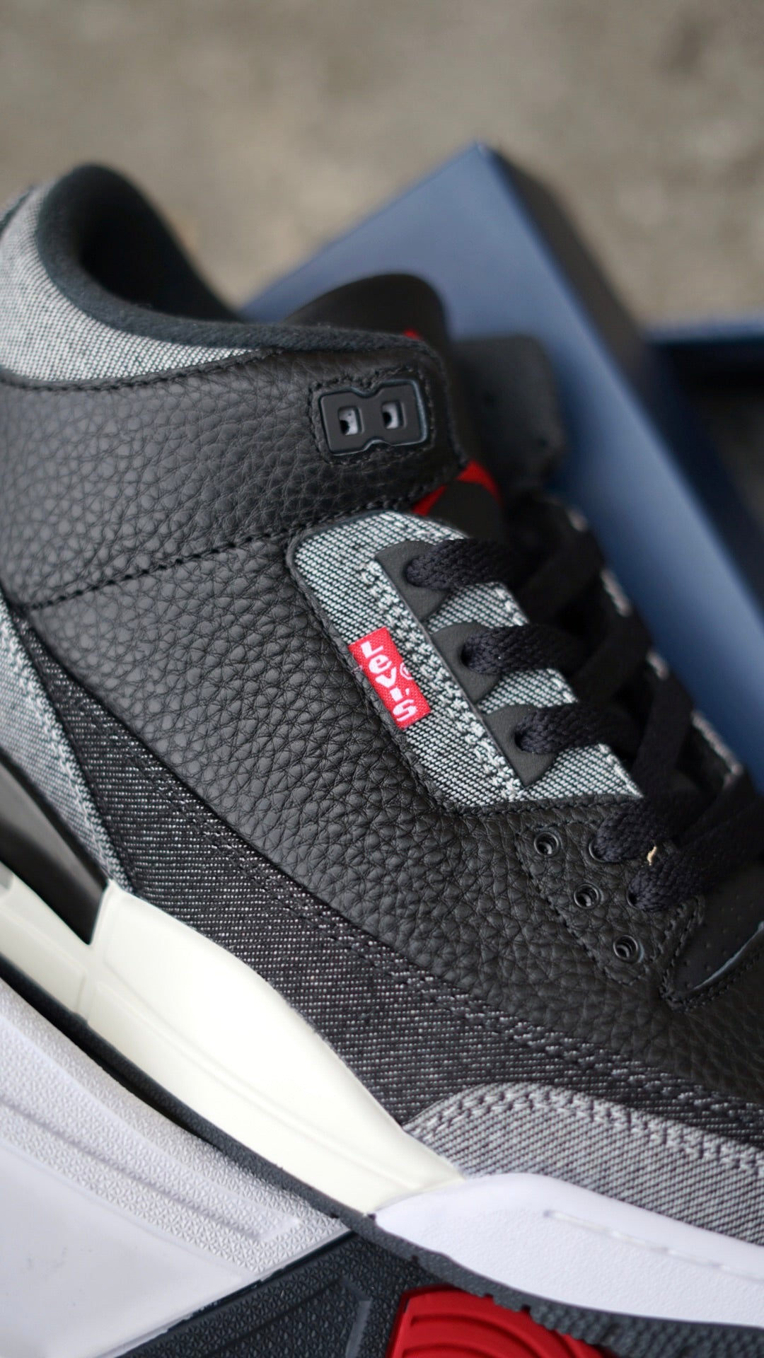 Air Jordan Retro 3 Levis Negra G5