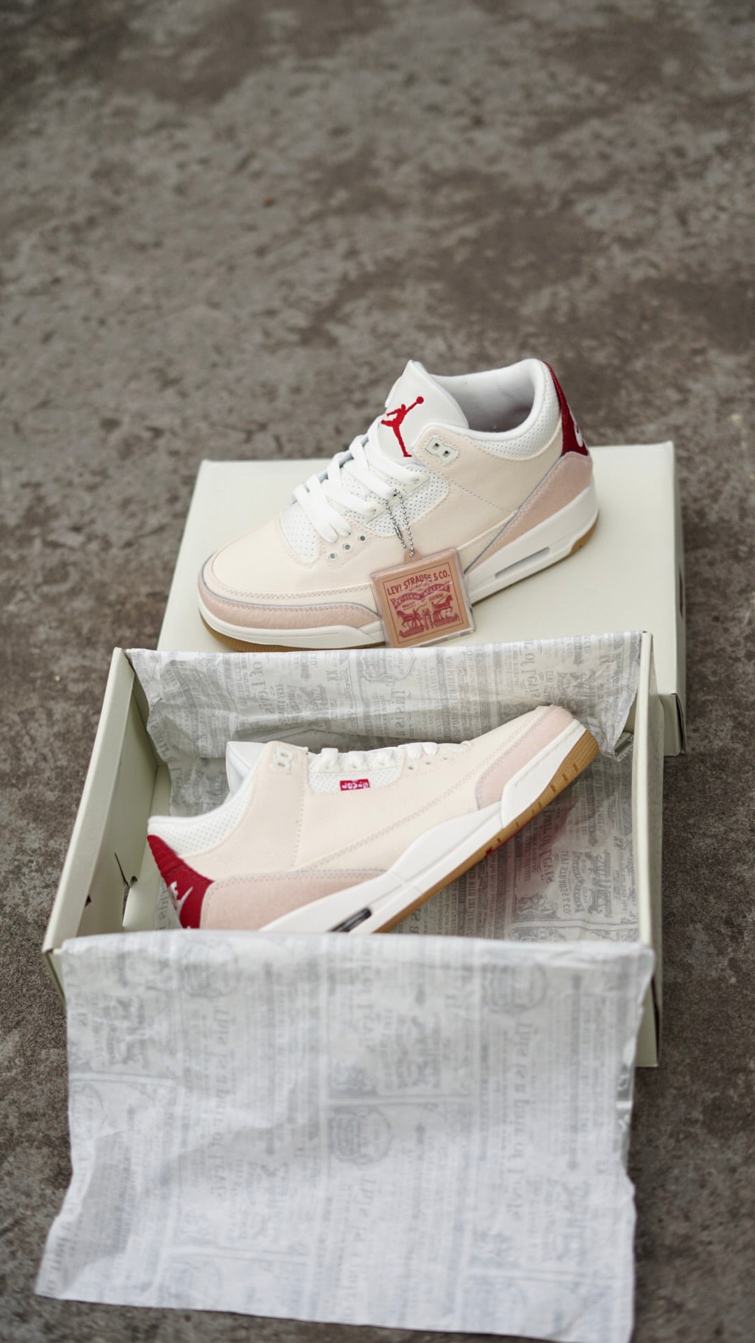 Air Jordan Retro 3 Levis beige G5