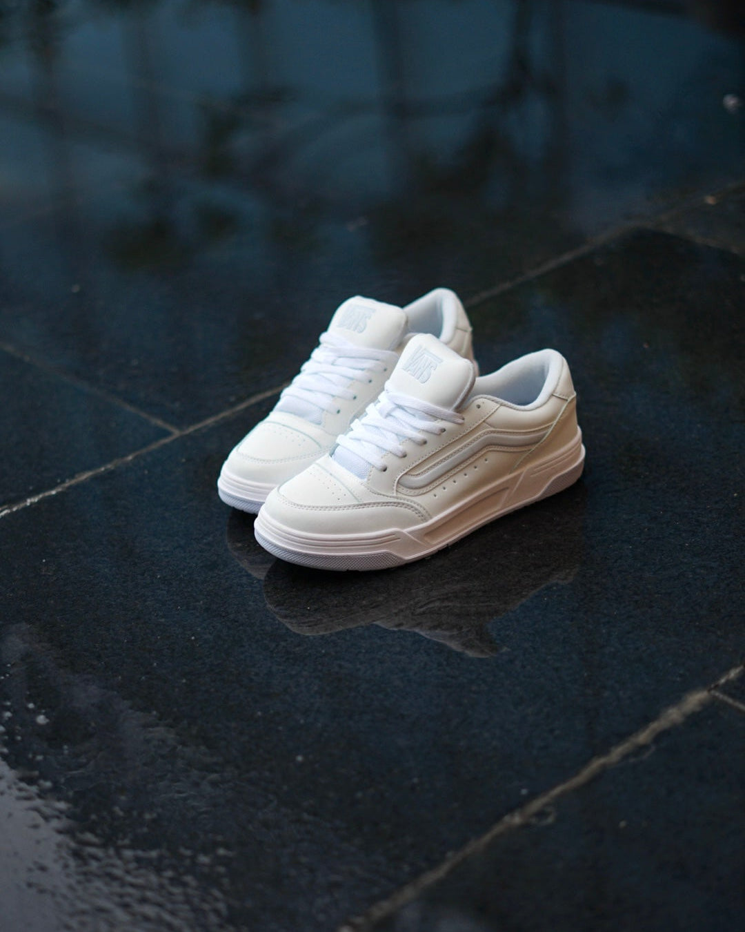 Vans hyline blanca gris