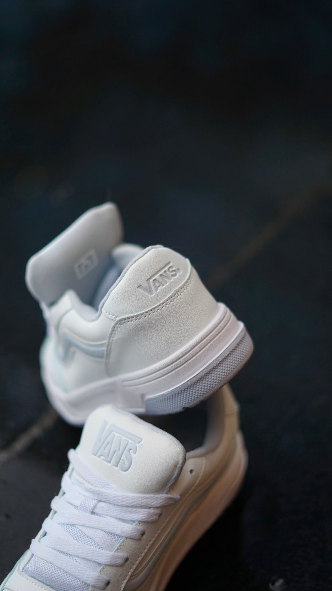 Vans hyline blanca gris