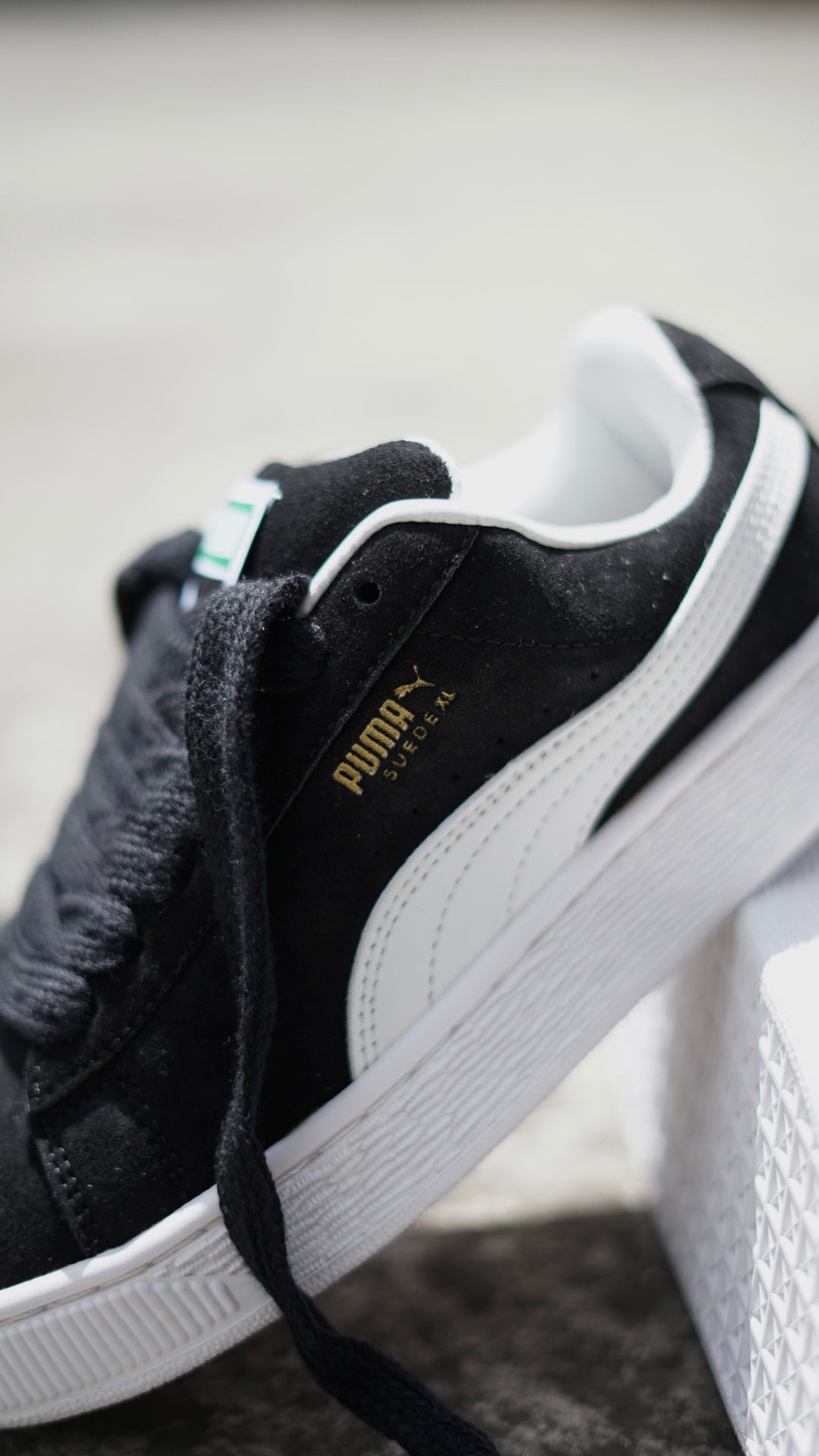 Suede Xl Negro-Blanco