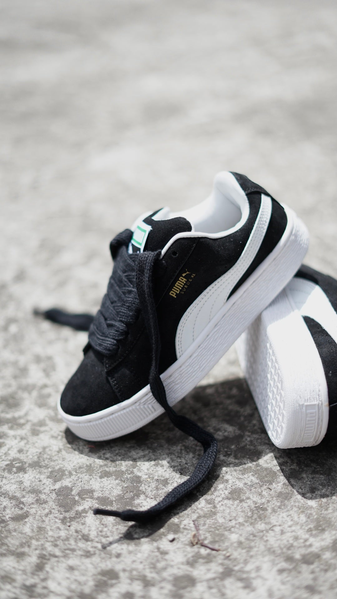 Suede Xl Negro-Blanco