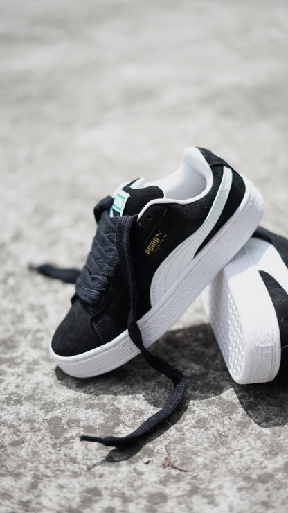 Suede Xl Negro-Blanco