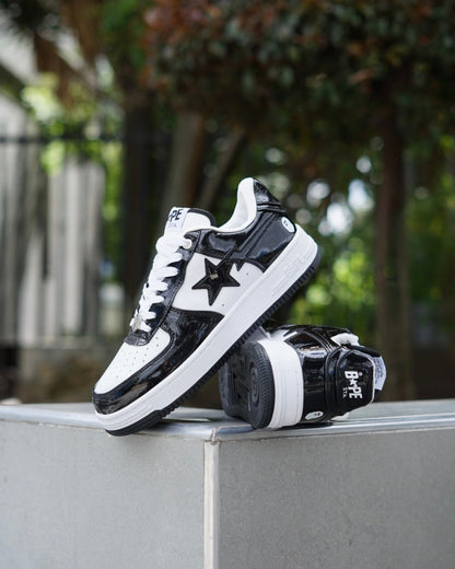 Bape blanco negro