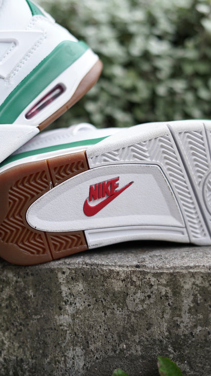 Air Jordan Retro 4 Sb Blanco-Verde