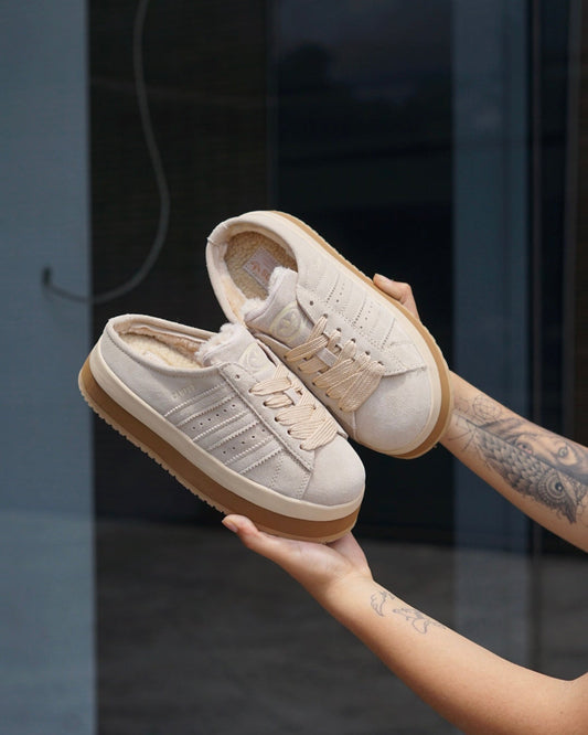 Adidas campus 00s pantufla beige