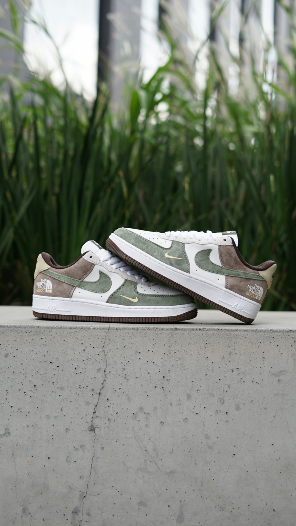 Air Force 1 x North Face Cafe-Verde