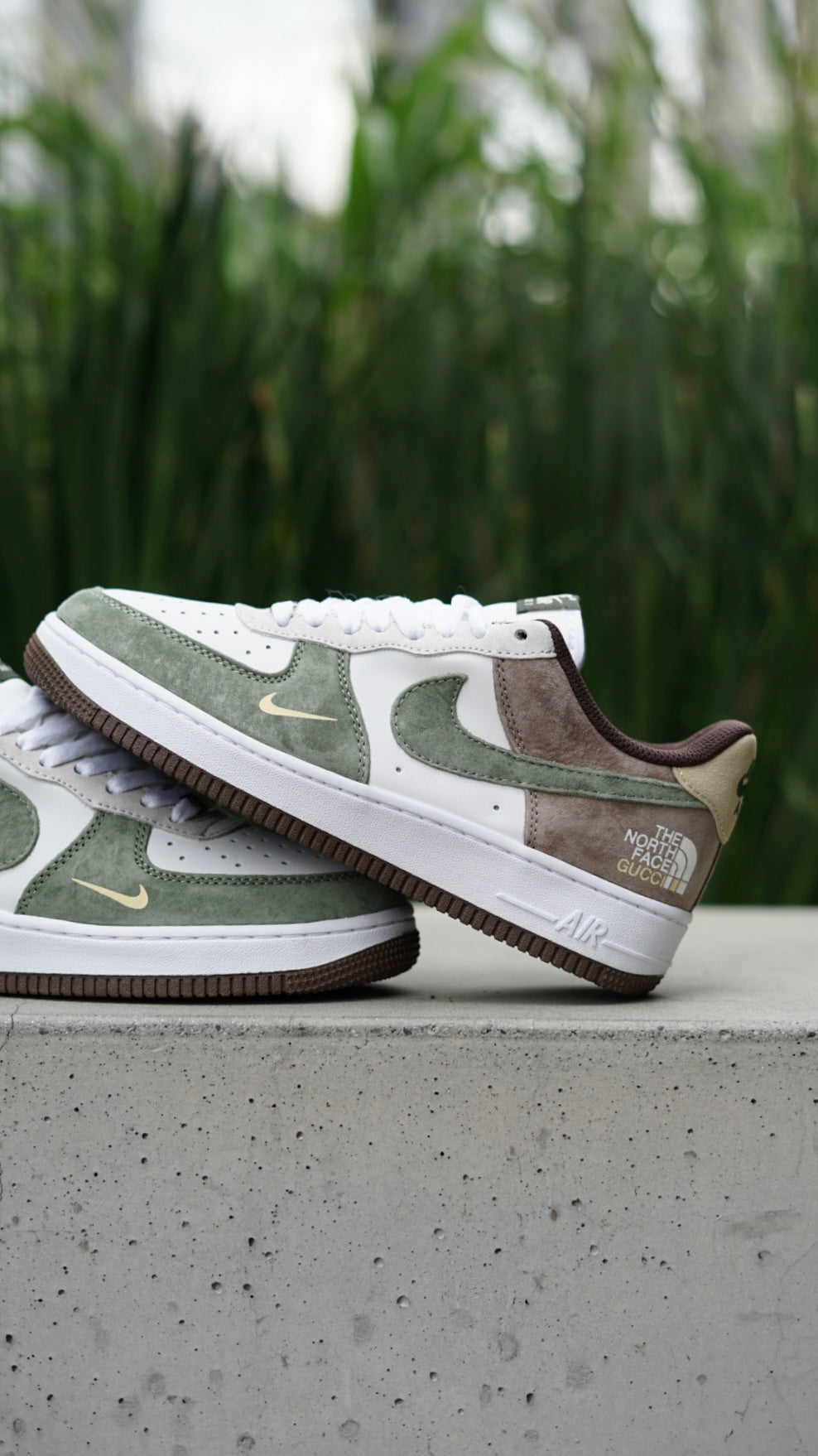 Air Force 1 x North Face Cafe-Verde