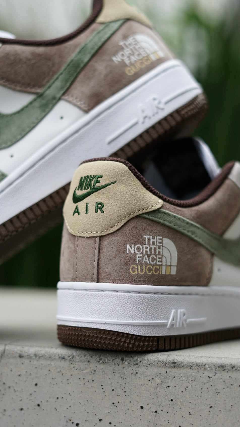 Air Force 1 x North Face Cafe-Verde