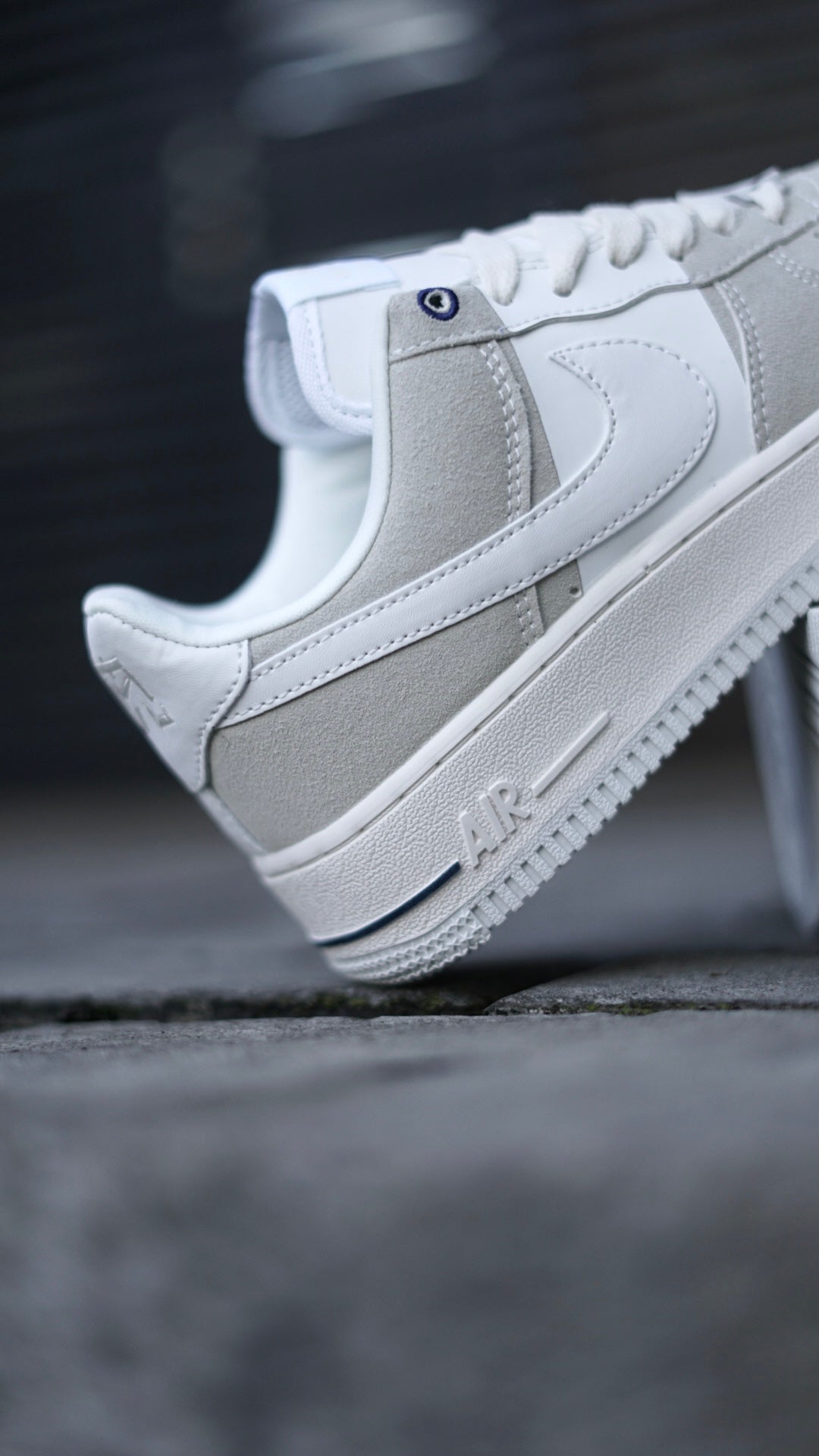 Air Force 1 Beige-Blanco