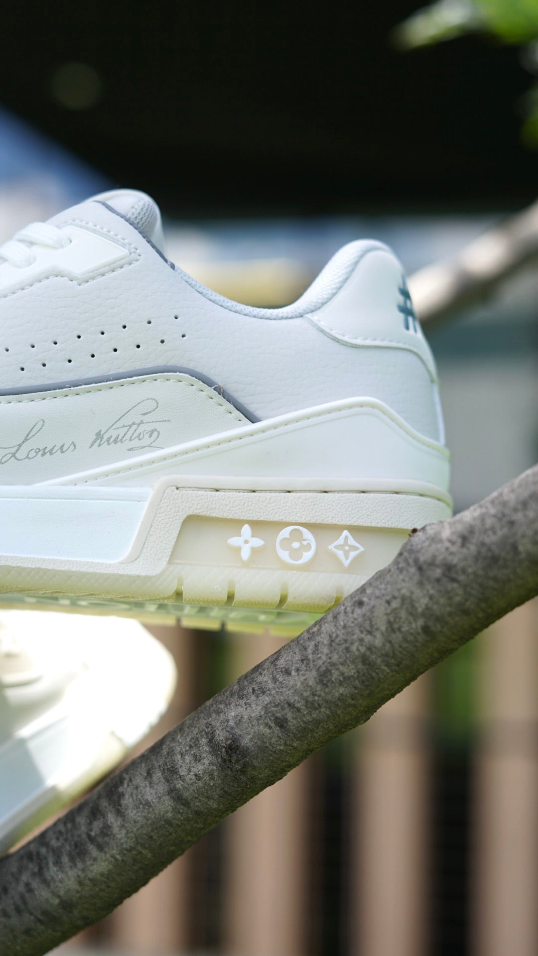 Louis vuitton trainer blanca