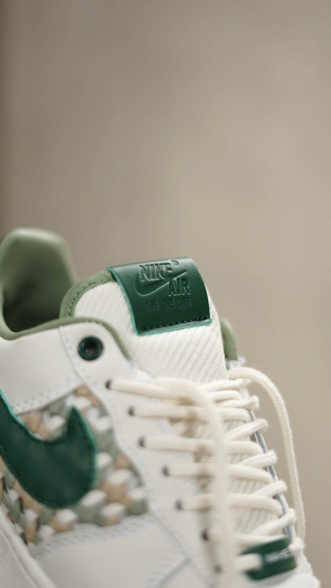 Air Force 1 Blanco-Verde