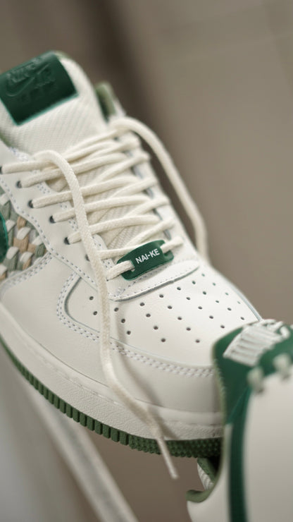 Air Force 1 Blanco-Verde