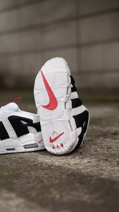 Air More Uptempo Blanco-Negro