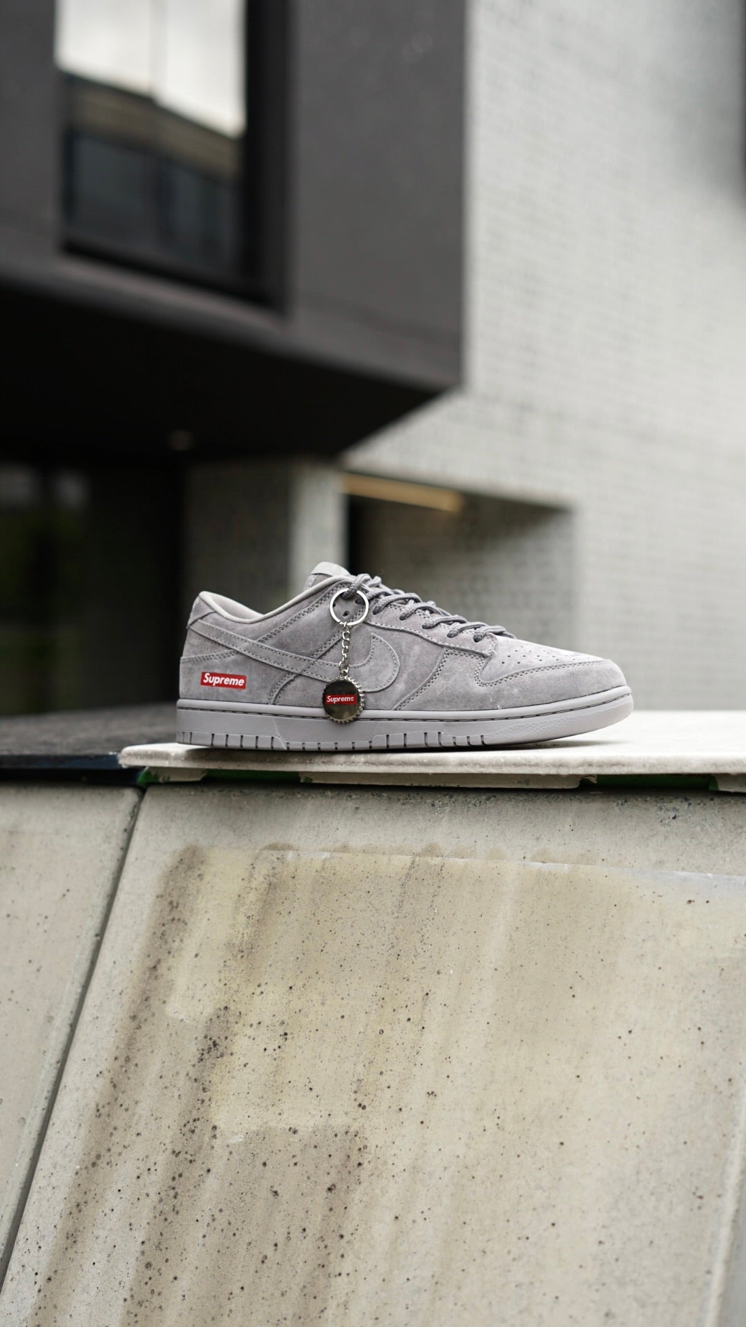 Nike sb dunk low supreme gris