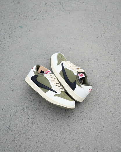 Jordan low travis verde oliva