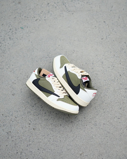 Jordan low travis verde oliva