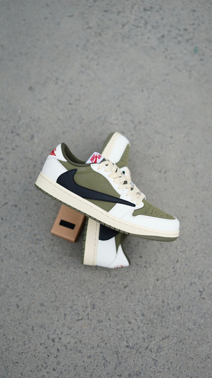 Jordan low travis verde oliva