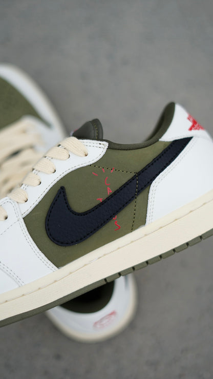 Jordan low travis verde oliva
