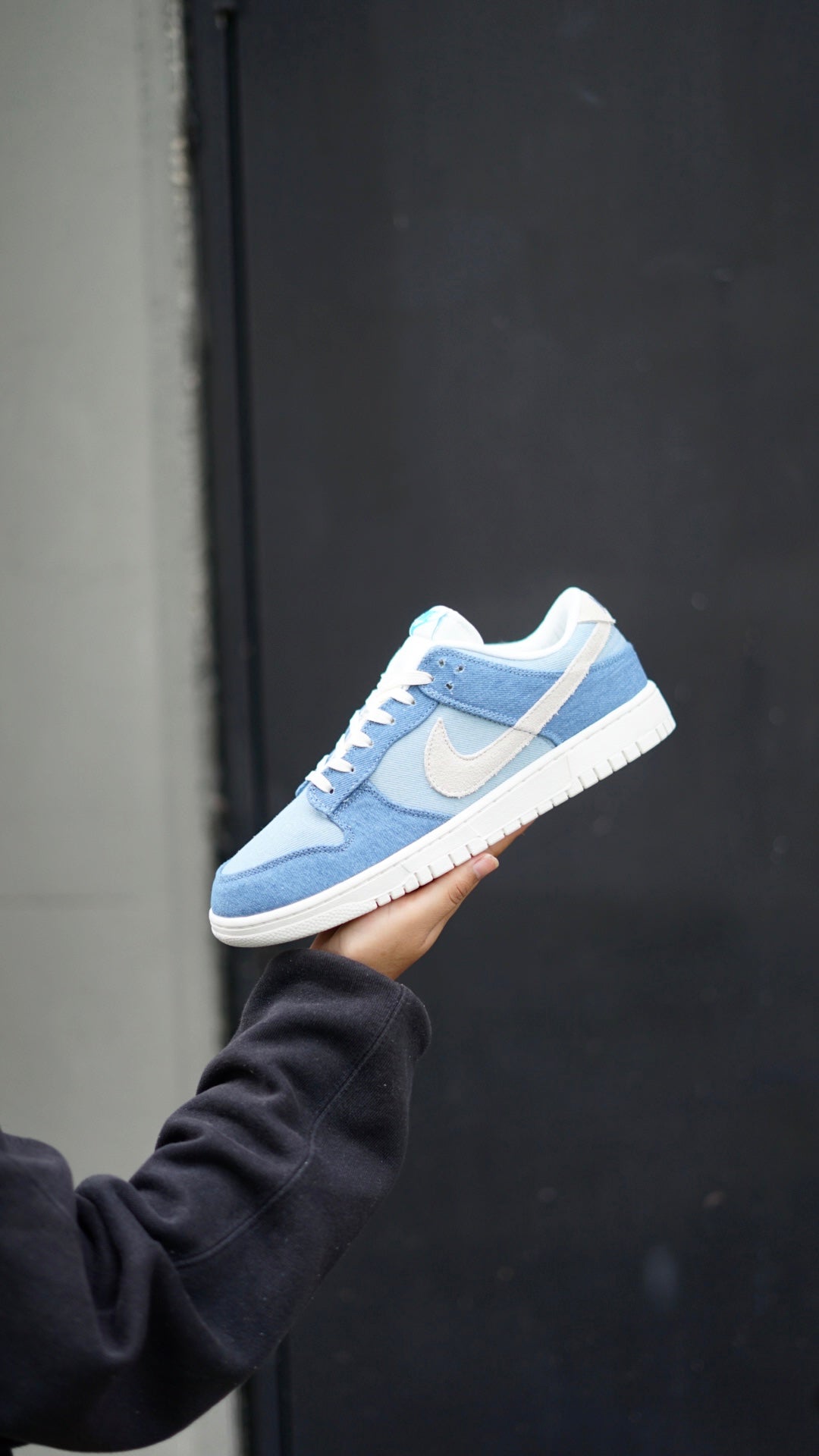 Nike sb dunk low whshed denim