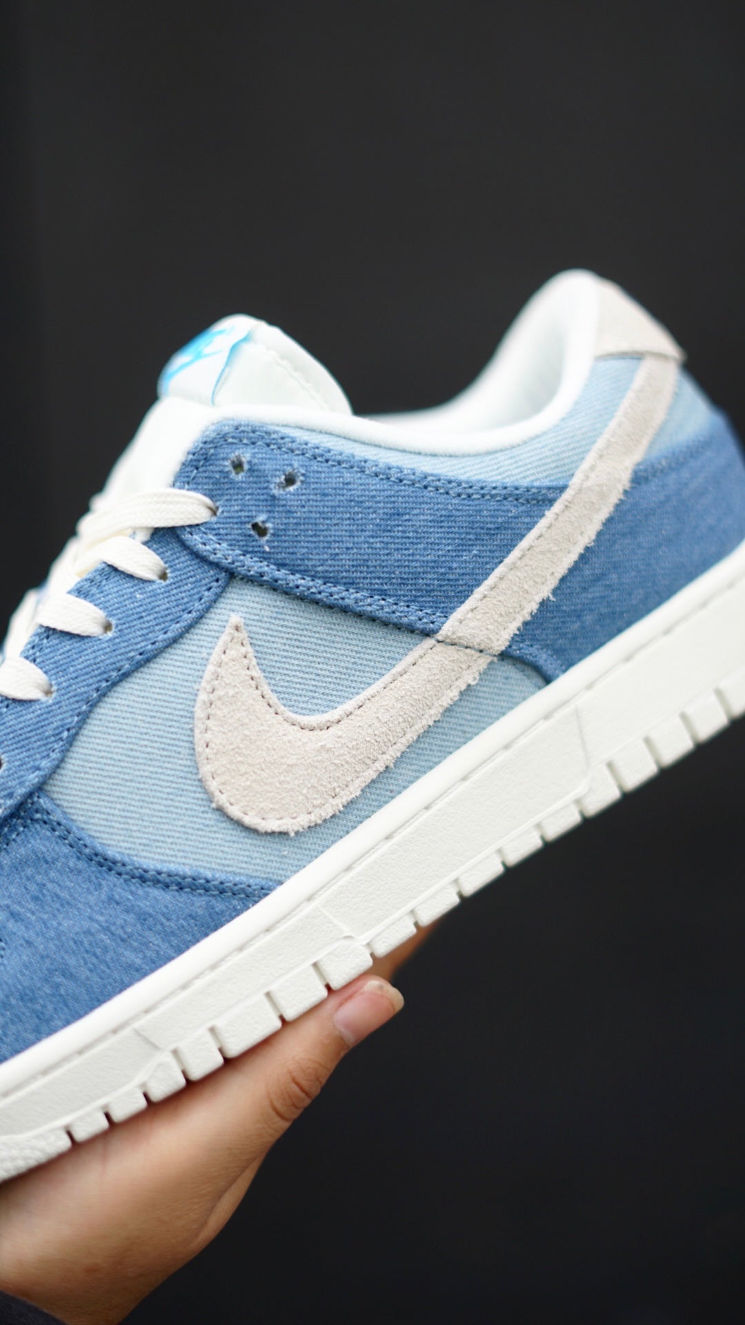 Nike sb dunk low whshed denim