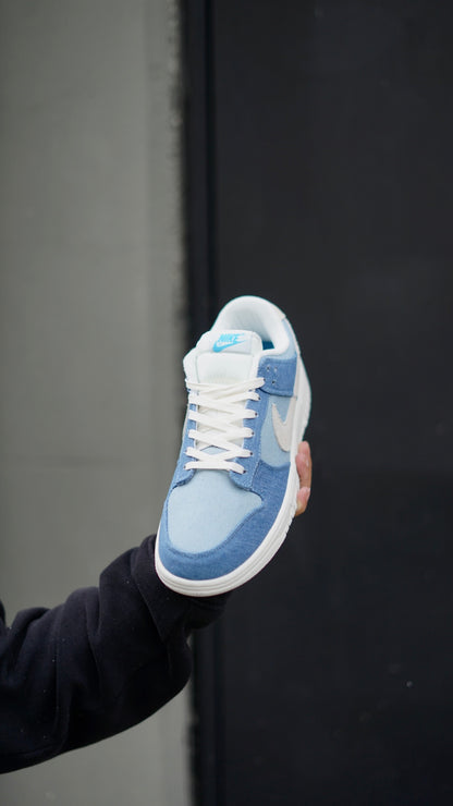 Nike sb dunk low whshed denim