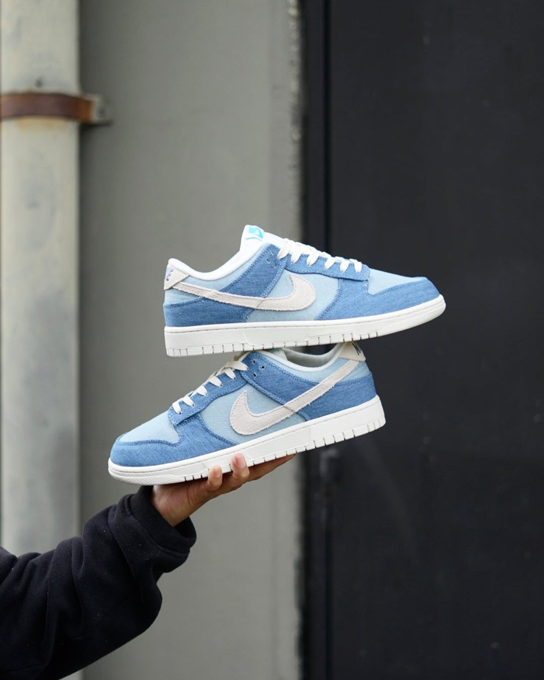 Nike sb dunk low whshed denim
